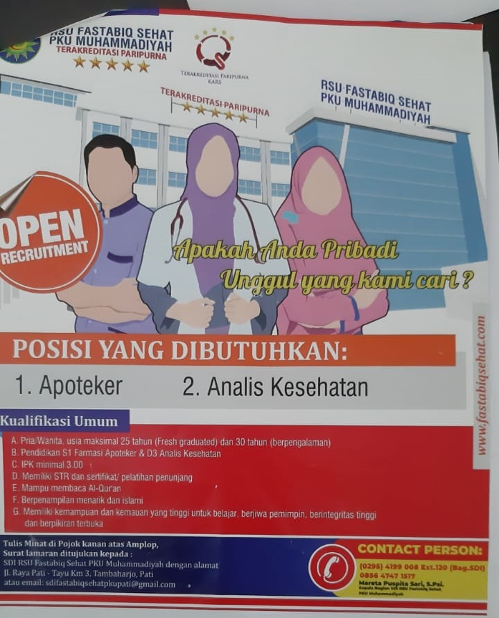 Lowongan Kerja Februari 2020 – Akademi Analis Kesehatan 17 Agustus Semarang