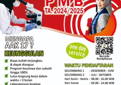 Pendaftaran Mahasiswa Baru Tahun Ajaran 2024/2025
