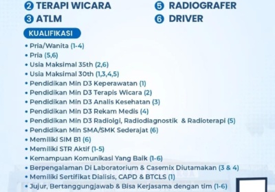 Lowongan Kerja RSU Dadi Keluarga Purwokerto