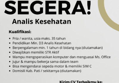 Lowongan Kerja Januari 2024